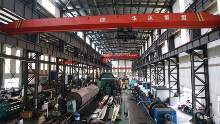 machining workshop interior