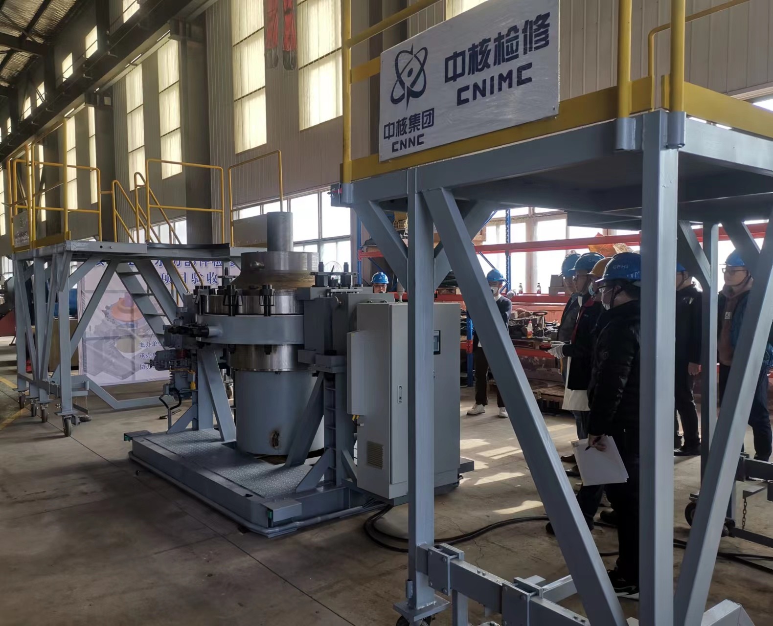 nuclear main pump hydraulic component turnover device核电主轴翻转